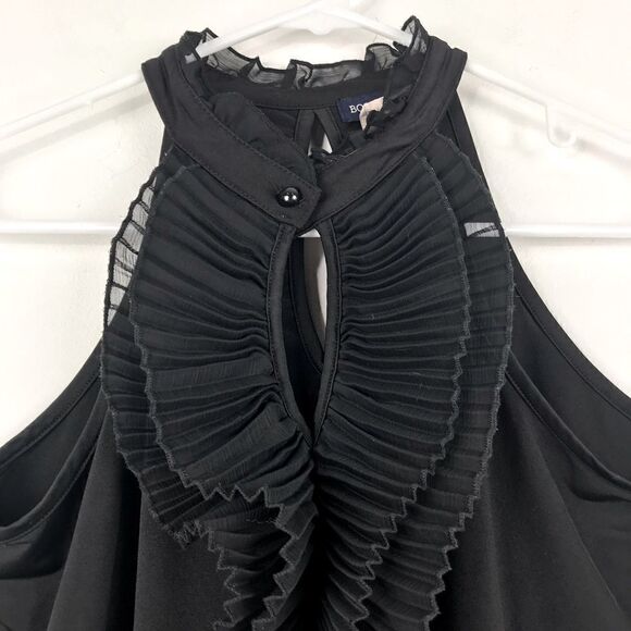 Boston Proper Sleeveless Ruffle Front Blouse - Picture 4 of 11